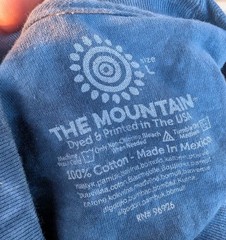 Lab Love The Mountain 2015 T-Shirt Mens L Blue Tie Dye Dog Vintage Y2K Tee