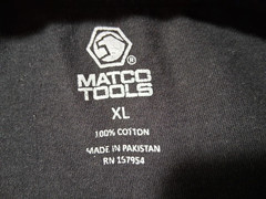 Matco Tools Amplify Guitar Double Sided Tee Size XL Graphic Print Nashville Auto