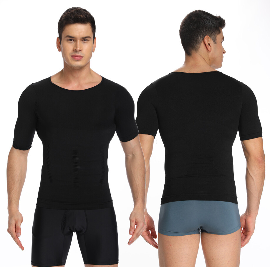 Shaper Men’s Body Toning T-Shirt Ultra Durable Vest Compression Underwear Shirts