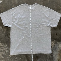 Vintage Hanes Pocket T Shirt XL Blank Gray Heavyweight Streetwear