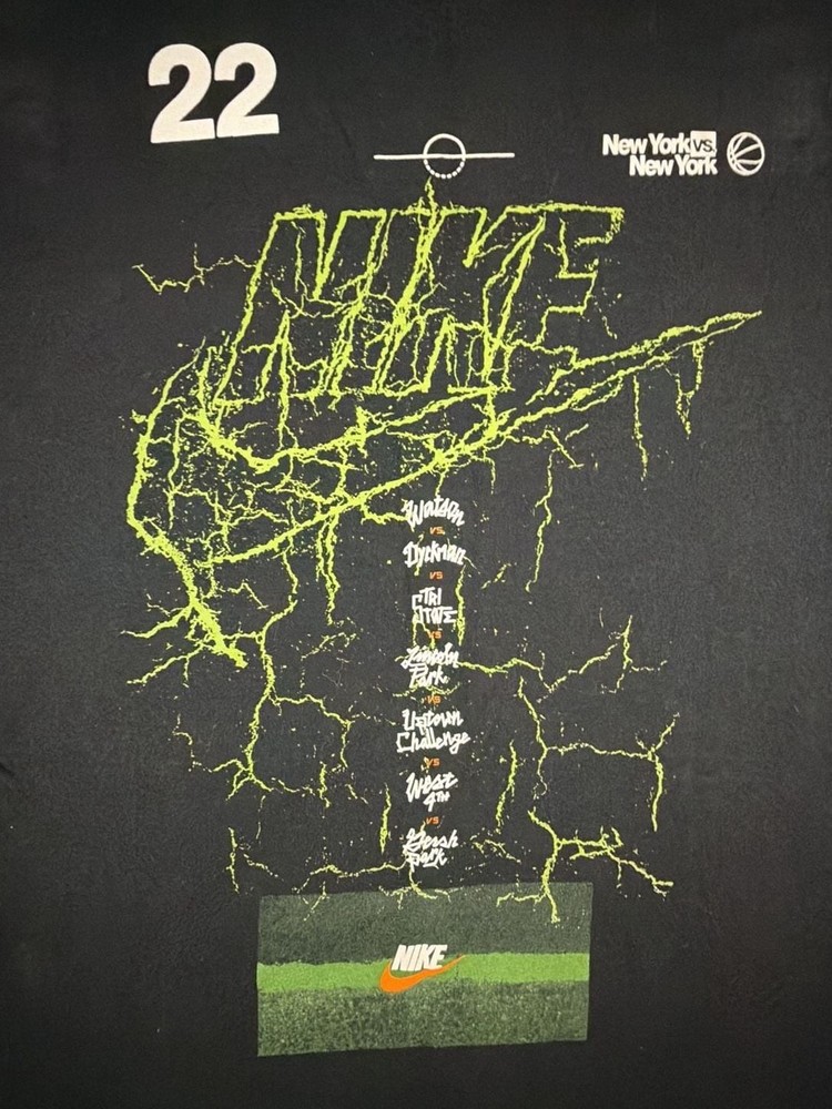 Nike NY vs NY 22 Basketball Tournament Graphic T-Shirt