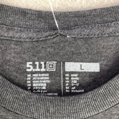 5.11 Tactical T-Shirt Mens Large Grey Short Sleeve Comfort Classic Tee NWT