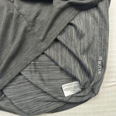 Orvis Mens Large Gray Blue Raglan Long Sleeve Crew Neck T-Shirt 1225440 Stretch