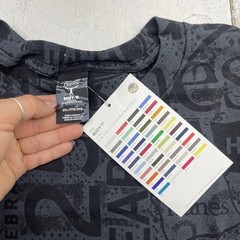 Hanes Shirt Mens 3XL Gray 125 Years Anniversary Graphic Tee Beefy-T 5180 Allover
