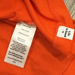 2016 Life is Good Bright Orange Go Places Tank Top Slim Fit Mens Size 2XL