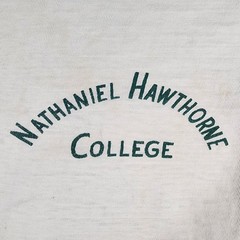 VINTAGE 50s Nathaniel Hawthorne T-Shirt Men’s M Champion Running Man Lot Of 2