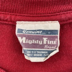 Vtg Mighty Fine Brand Mens L Red Shirt 2005 Napoleon Dynamite Flipping Sweet Y2K