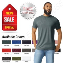 Gildan Men’s Softstyle 4.6 oz. Cotton Poly Short Sleeves CVC T-Shirt G670 XS-3XL