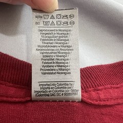 Gildan Deep Red Long Sleeve Graphic Tee – Men’s Size M