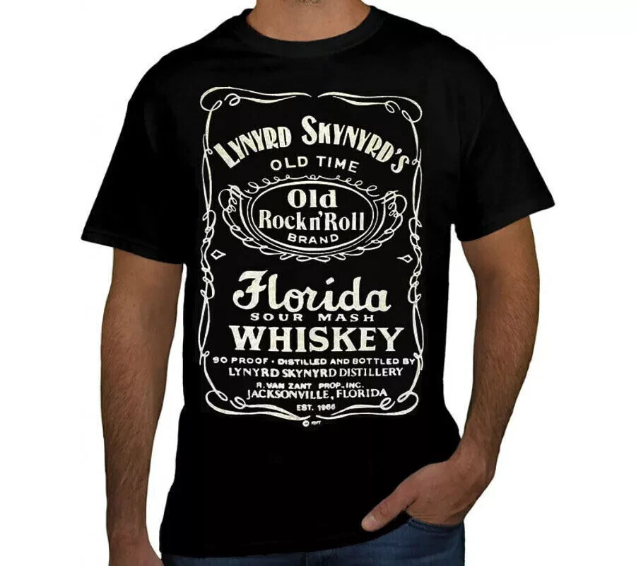 Lynyrd Skynyrd Southern Rock Group Jacksonville Music T shirt Florida whiskey