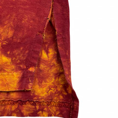 VTG 1990’s Tie Dyed Turtle Men’s 100% Cotton L/S T-Shirt Orange • USA • XL