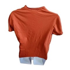 International Male Men Large Spice Orange Cotton Graphic Tee Y2K Retro Essential