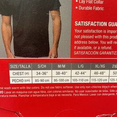 S Hanes T-Shirts 3 Pack Comfort Blend Tagless Lay Flat Collar White Gray Black
