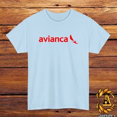 New Avianca Airlines Logo T-Shirt Black/Grey/White/Navy/Red/Light Blue
