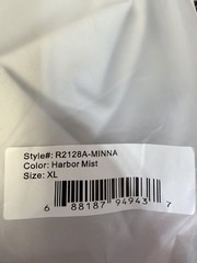 Redvanly Minna Crew Color – Harbor Mist – Size Extra Large – NWT