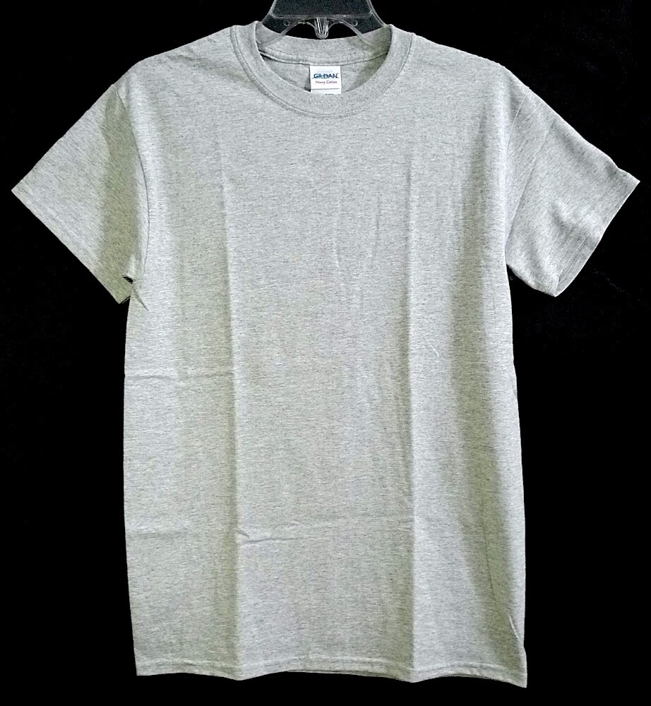 Gildan Heavy Cotton Sport Gray T-shirt size Small