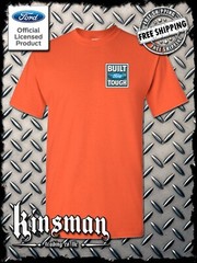 Built FORD Tough Logo T-Shirt -Licensed Authentic F-150 Truck Mustang Left Chest