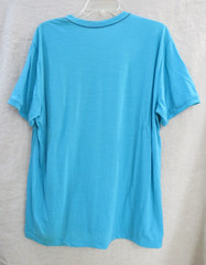 Icebreaker T Shirt XL Men’s Merino Wool Short Sleeve Tee Blue Outdoor *STAINS