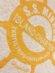 SS Minnow Gilligan’s Island inspired Double Side Jersey T-SHIRT FREE SHIP USA