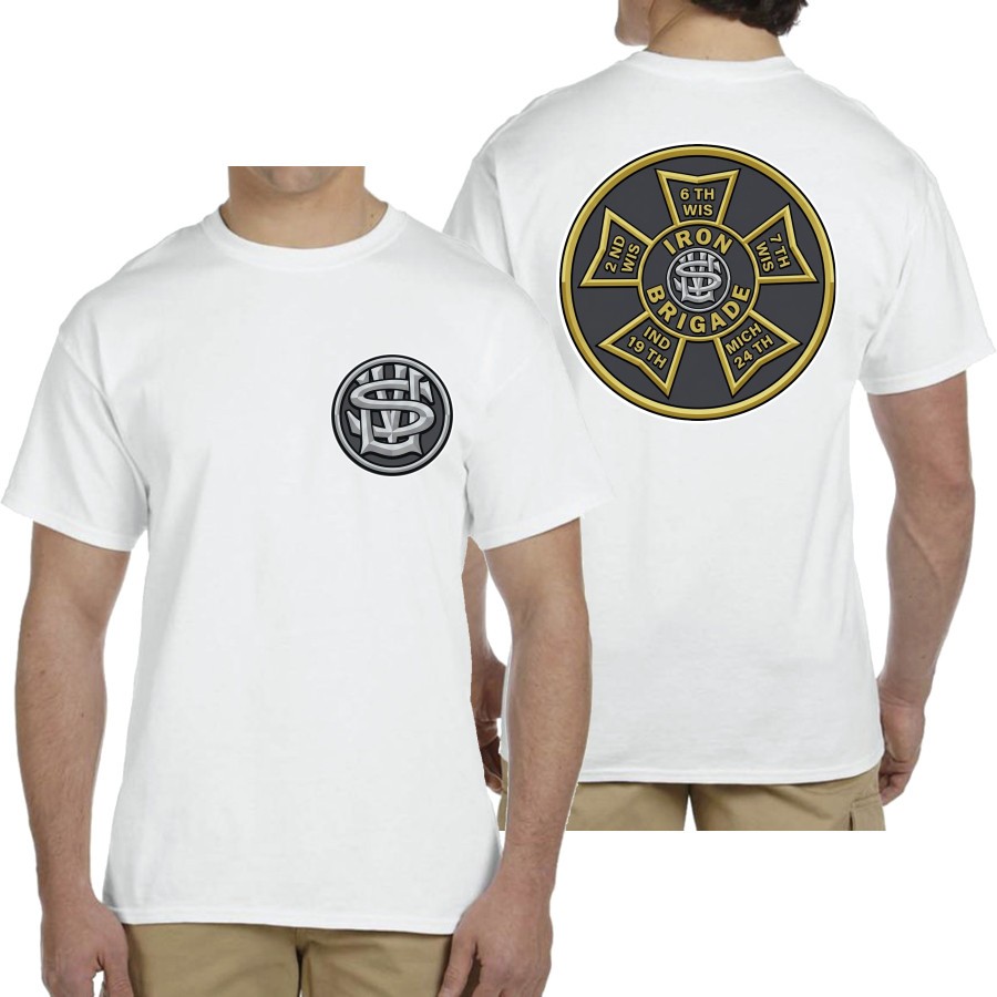 Iron Brigade American History Union Soldier Retro Design T-shirt