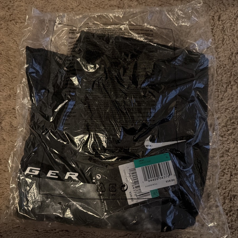 Nike Tiger Woods Slam Black Shirt Golf Masters PGA TW DA4111-010 Men’s XL