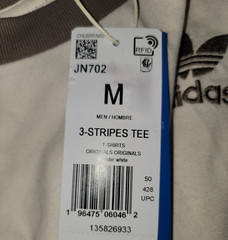 NEW MEN’S ADIDAS ORIGINALS 3-STRIPES CALIFORNIA TEE SHIRT ~SIZE MEDIUM #JN702