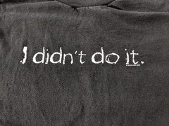 Now And Zen Shirt Mens Medium Black I Didn’t Do It Graphic Tee Funny Humor