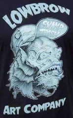 NEW Men’s Black Market Art Lowbrow Swamp Monster Trash Tattoo T-Shirt