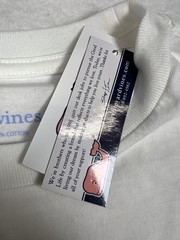 Vineyard Vines Lobster Roll Whale Short-Sleeve Pocket Tee White Men’s Size L