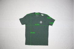 Own Boss Supply Royal Pine Green Short Sleeve Graphic T-Shirt Printed USA Mens L