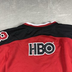 Vintage HBO The Sopranos Men’s Hockey Jersey Men’s Size L Red/Black Rare NEW