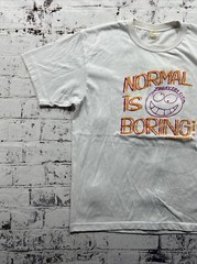 Vintage Tagaytay City Philippines Normal Is Boring White T Shirt Men’s Size L