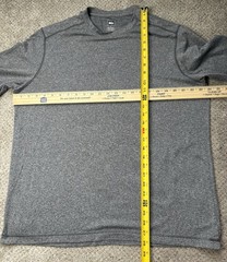 REI Long Sleeve Mens Large Base Layer Shirt Performance Gray Hiking Outdoors