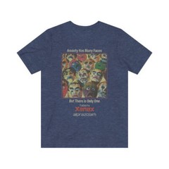 Anxiety Has Many Faces 1981 Vintage Men’s T-Shirt