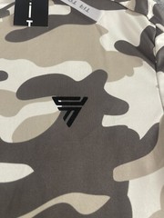 De Facto Shirt Men’s Camo 2XL Gray Green Tee Camouflage Short Sleeve Gym N304
