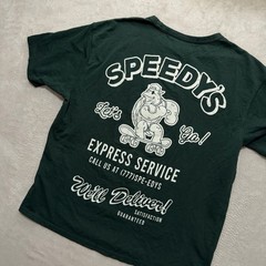 Free Planet Shirt Mens Relaxed Fit L Green Tee Crewneck Casual Tee Turtle Skater