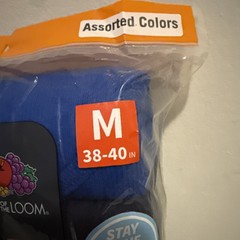 Fruit of the Loom Men’s Size M 38-40 Tag-Free A-Shirts 5 Pack Assorted Colors