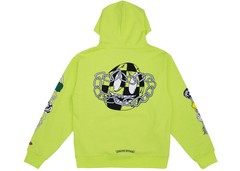 Size M Chrome Hearts Matty Boy Link Hoodie Lime Green