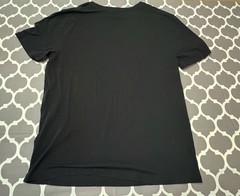 GUCCI Classic Logo black Cotton T Shirt Unisex Size Large