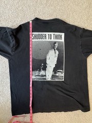 RARE Shudder to Think Pony Express Record Long Sleeve With Back Design Size XL