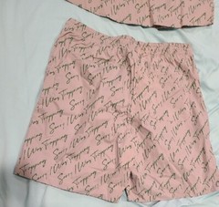 Sorry I Was Trapping Men’s Grey Shirt & Drawstring Shorts Size L New
