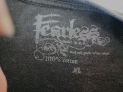 Fearless Skeleton Hand Middle Finger The Horse You Rode Graphic T-Shirt XL Tee