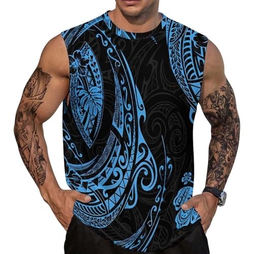 3D Tank Top Polynesian Tribal Moisture Wicking Athletic Sport