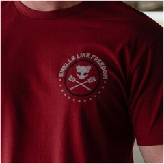 Grunt Style Whiskey Bacon Freedom T-Shirt – Cardinal