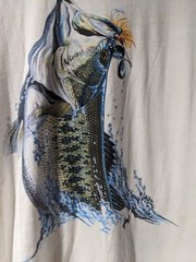 Vintage 90s T.S.F. Originals Animal Bass Fishing White XX-Large T-Shirt
