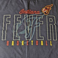 WNBA x Stitches Indiana Fever T Shirt Large Navy Blue 2025 Cotton NWT