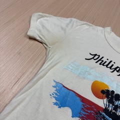 70s Vintage Philipines Sunset Souvenir T Shirt XS tourist 80s beach surf