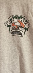 NWT GIDAN Ultra Cotton men Sz M *NEWTS* Lizards graphic light gray