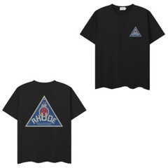 51STYLE RHUDE High Quality Men 100% Cotton Charm Short Sleeve Polo T-Shirt M-2XL