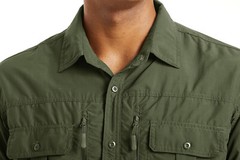 Men’s UPF 50+ Fishing Sun Shirts Long Sleeve Safari Hiking Work Travel T-Shirts